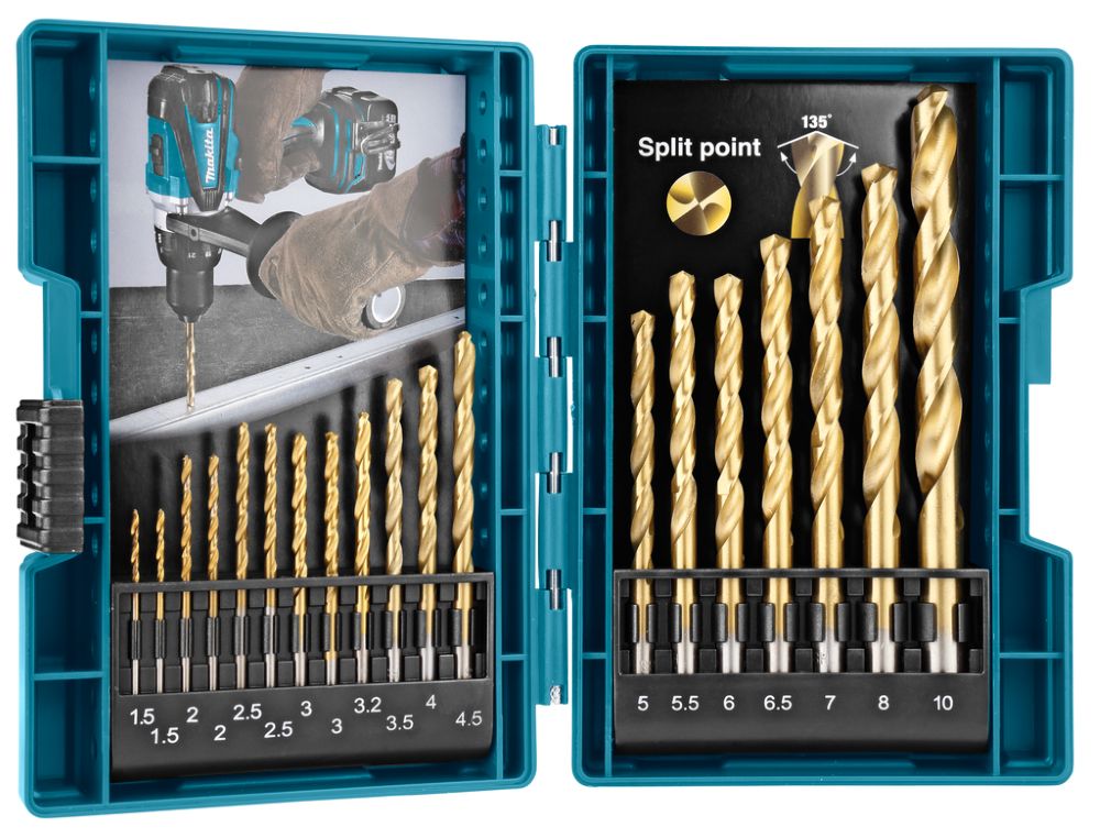 Set 19 komada Burgija HSS-TiN D-67527