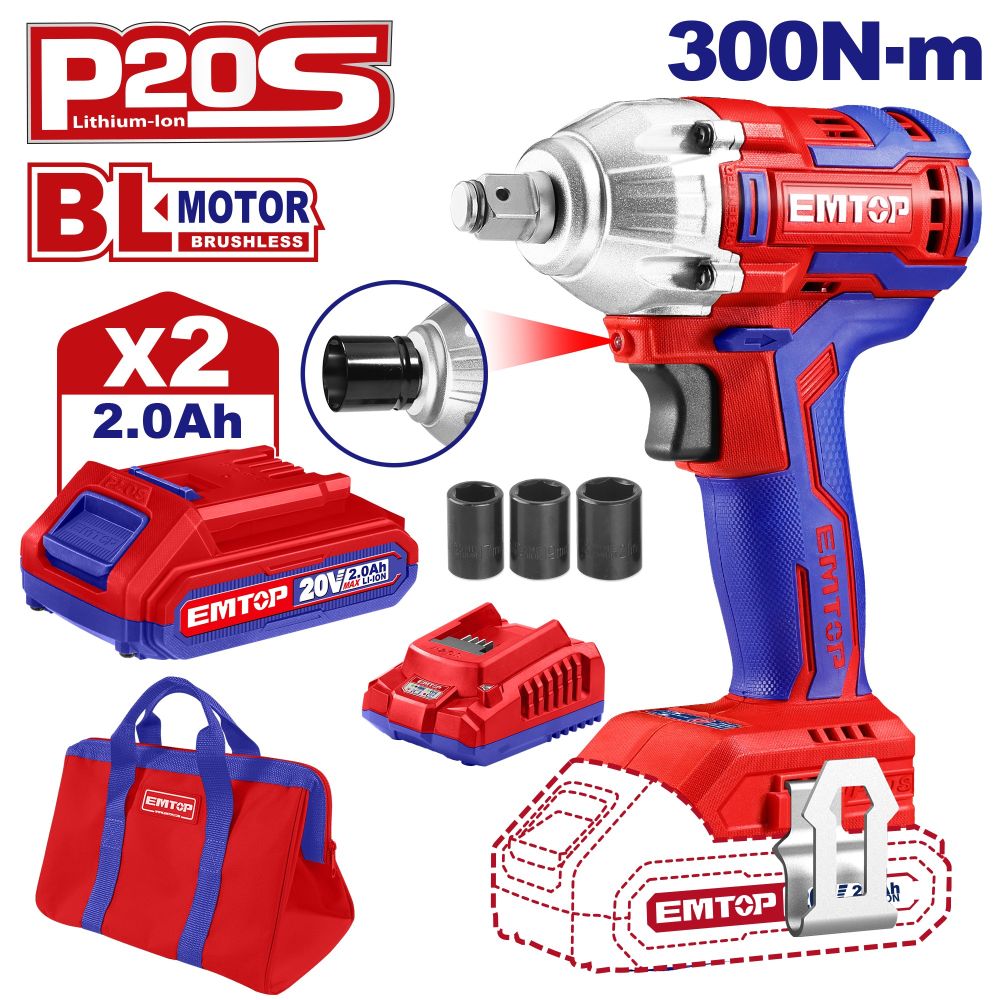 Akumulatorski udarni odvijač ECDLIW20221 Emtop