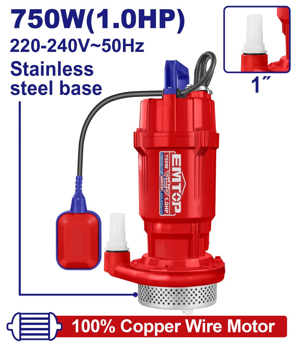 Potopna pumpa 750W EWPPS07501 Emtop