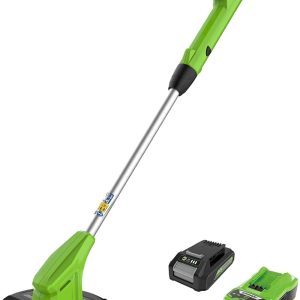 Тример + батерија + полнач G24LTK2 Greenworks