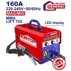Апарат за заварување 160A EMGT1651 Emtop