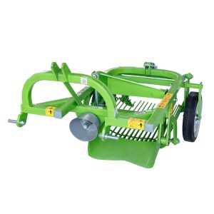 Вадачка за компири со задно исфрлање со поместена запрега