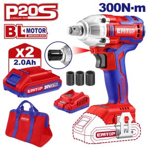 Батериски ударен одвртувач ECDLIW20221 Emtop