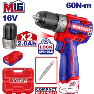 Батериски одвртувач ECDL16682 Emtop