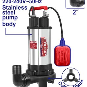 Потопна пумпа за кал 1500W EWPPQD15001 Emtop