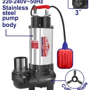 Потопна пумпа за кал 2200W EWPPQD22001 Emtop