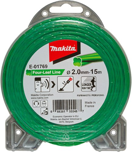 Жила Four-leaf зелена 2,0mm/15m E-01769