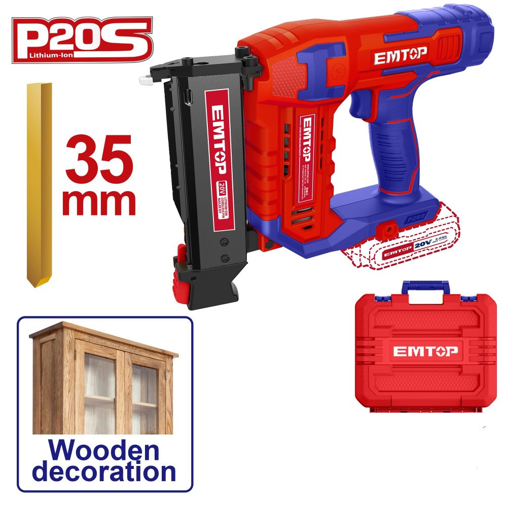 Akumulatorski zabijač eksera Emtop ELBNLI3603