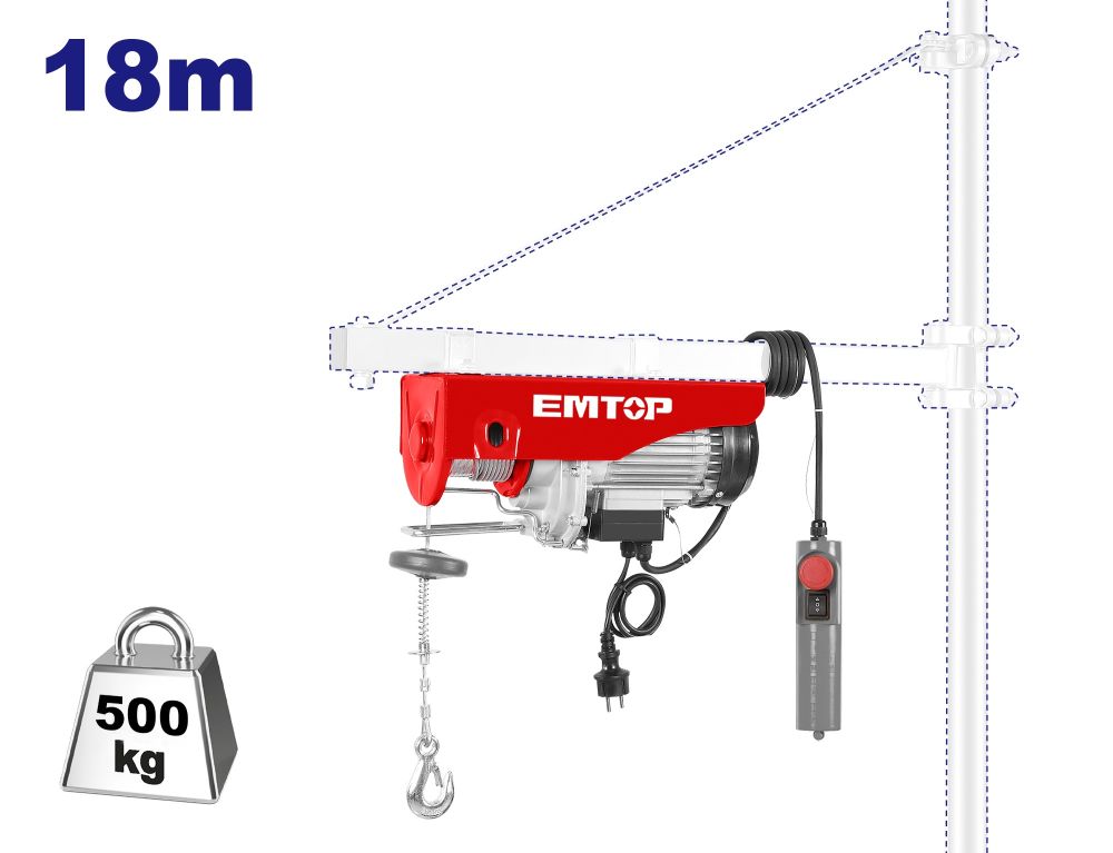 Еlektrična dizalica EEHT5001 Emtop